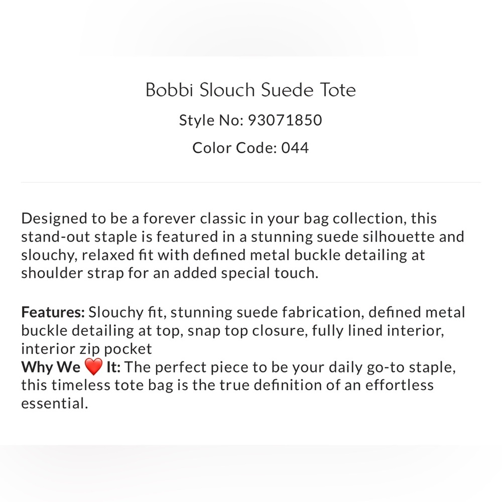 Free People Bobbi Suede Slouch Tote in Black - Picture 4 of 4